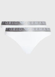 Emporio Armani Underwear Set 2 perechi de chiloți tanga 163333 3R235 00010 Alb