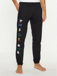 United Colors Of Benetton Pantaloni pijama 3VR54F00K Negru Regular Fit