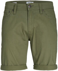 Jack&Jones Pantaloni scurți de blugi Rick 12165892 Verde Regular Fit