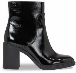 Calvin Klein Jeans Botine Mid Block Heel Boot Naplak Wn YW0YW01258 Negru