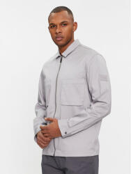 Calvin Klein Geacă Cotton 3D Pockets Overshirt K10K112356 Gri Regular Fit