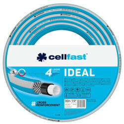 Cellfast IDEAL locsolótömlő 4 rétegű 1/2" 30m