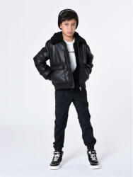 Karl Lagerfeld Kids Pantaloni din material Z24167 D Negru Regular Fit