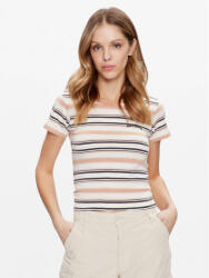 BDG Urban Outfitters Top BDG STRIPED BABY 76471473 Écru Slim Fit