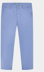 Benetton Pantaloni din material 4HM6CF011 Albastru Slim Fit