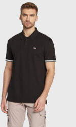 Tommy Jeans Tricou polo Essential DM0DM15751 Negru Relaxed Fit