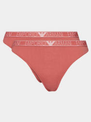 Emporio Armani Underwear Set 2 perechi de chiloți de damă clasici 163334 4R223 05373 Roz