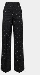 Red Valentino Pantaloni din material 1R3RBG00 Negru Relaxed Fit