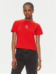 Calvin Klein Jeans Tricou Monologo Baby Tee J20J223113 Roșu Slim Fit