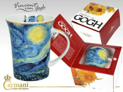 Hanipol Carmani Porcelánbögre Van Gogh dobozban, 350ml, Van Gogh: Csillagos éj (830-8115)