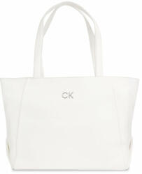 Calvin Klein Geantă Ck Daily Shopper Medium Pebble K60K611766 Alb