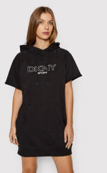 DKNY Rochie tricotată DP1D4601 Negru Regular Fit