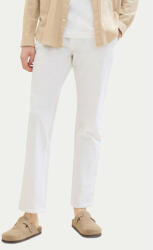 Tom Tailor Pantaloni din material 1041171 Alb Regular Fit