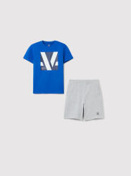 OVS Set tricou și pantaloni scurți sport 1493054 Albastru Regular Fit