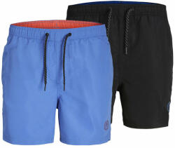 JACK & JONES Set 2 perechi de pantaloni scurți de înot Fiji 12238731 Colorat Regular Fit