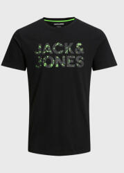JACK & JONES Tricou Neon 12224104 Negru Regular Fit