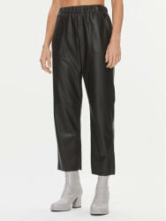MAX&Co MAX&Co. Pantaloni din imitație de piele Creatico 77840723 Negru Relaxed Fit