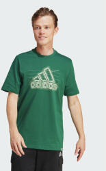 Adidas Tricou Growth Badge Graphic IN6262 Verde Regular Fit