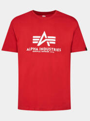 Alpha Industries Tricou Basic 100501 Roșu Regular Fit - modivo - 124,00 RON
