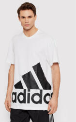 Adidas Tricou Essentials Giant Logo HE1829 Alb Relaxed Fit