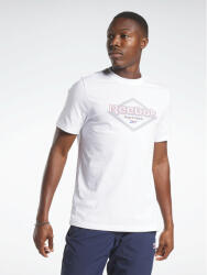 Reebok Tricou Reebok Graphic Series T-Shirt HM6251 Alb Regular Fit