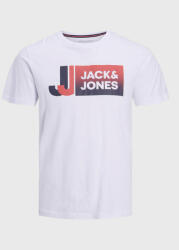 JACK & JONES Tricou 12230828 Alb Standard Fit