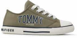 Tommy Hilfiger Teniși Low Cut Lace-Up Sneaker T3X4-32208-1352 M Verde