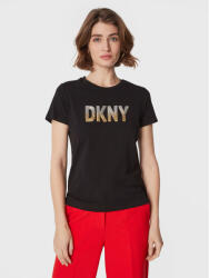 DKNY Tricou P2MH7OMQ Negru Regular Fit