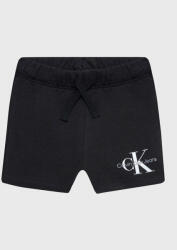 Calvin Klein Jeans Pantaloni scurți sport Monogram Logo IN0IN00061 Negru Regular Fit