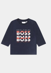 HUGO BOSS Bluză J95362 Bleumarin Regular Fit