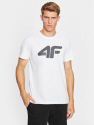 4F Tricou 4FAW23TTSHM0877 Alb Regular Fit