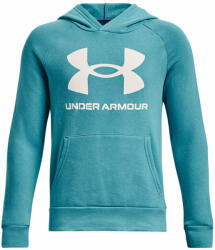 Under Armour Bluză UA Rival Fleece Hoodie 1357585 Verde Relaxed Fit