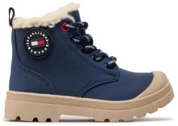 Tommy Hilfiger Trappers Lace-Up Bootie T3B5-32530-1484 M Bleumarin