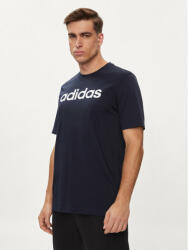 Adidas Tricou Essentials Single Jersey Linear Embroidered Logo T-Shirt IC9275 Albastru Regular Fit