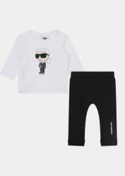 Karl Lagerfeld Kids Set bluză și leggings Z98147 M Negru Regular Fit