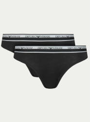 Emporio Armani Underwear Set 2 perechi de chiloți brazilieni 163334 4R227 00020 Negru