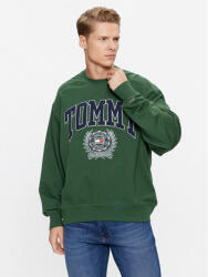 Tommy Hilfiger Bluză College Graphic DM0DM16804 Verde Boxy Fit