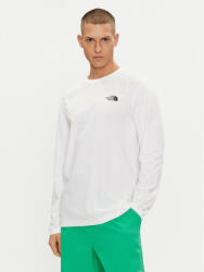 The North Face Longsleeve Simple Dome NF0A87QN Alb Regular Fit