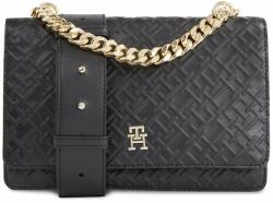 Tommy Hilfiger Geantă Th Refined Med Crossover Mono AW0AW16108 Negru