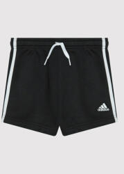 adidas Pantaloni scurți sport Essentials 3-Stripes GN4057 Negru Slim Fit