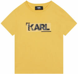 Karl Lagerfeld Kids Tricou Z25397 S Galben Regular Fit