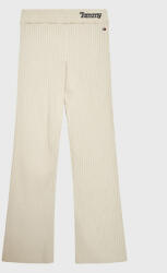 Tommy Hilfiger Pantaloni din material Comfy Rib Essential KG0KG07069 D Bej Regular Fit