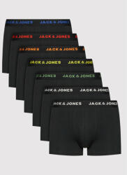 Jack&Jones Set 7 perechi de boxeri Basic 12165587 Negru