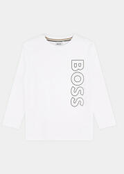 HUGO BOSS Bluză J25O68 D Alb Regular Fit