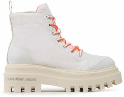 Calvin Klein Jeans Botine Toothy Combat Boot Softny YW0YW00948 Alb