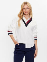 Tommy Hilfiger Pulover WW0WW39006 Alb Relaxed Fit