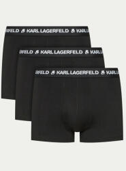Karl Lagerfeld Set 3 perechi de boxeri 240M2110 Negru