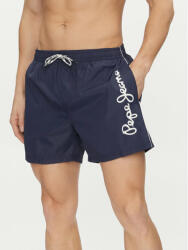 Pepe Jeans Pantaloni scurți pentru înot Logo Swimshort PMB10393 Bleumarin Regular Fit