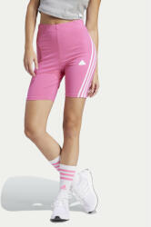adidas Pantaloni scurți sport Future Icons 3-Stripes IS3630 Roz Slim Fit