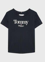 Tommy Hilfiger Tricou Graphic Glitter KG0KG06821 D Bleumarin Regular Fit